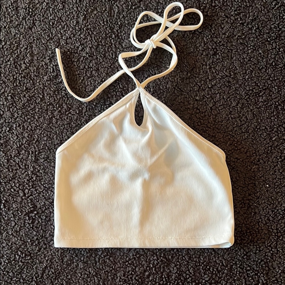 Zara | Tie Front Halter Top